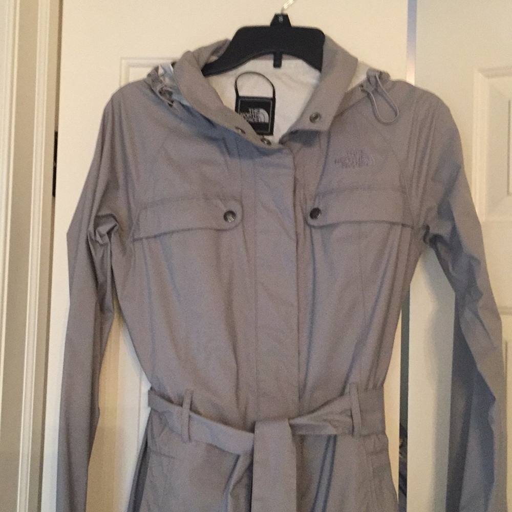 North face rain coat